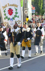 Bergparade in Neustädtel zum Bergstreittag