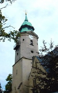 Kirchturm Naustädtler Kirche - vor der Sanierung